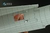 Quinta Studio QD32236 Boeing B-17E/F Navigator, bombardier, waist and tail gunners compartments. 3D-Printed coloured Interior (HK models) 1/32